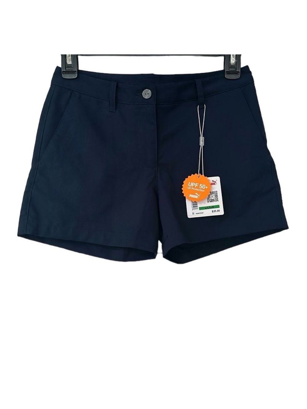 PUMA Navy Golf 3.5" Golf Shorts NEW Large